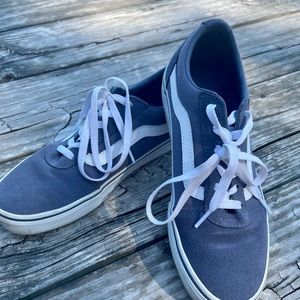 Vans Old Skool Shoes Blue 8.5 women